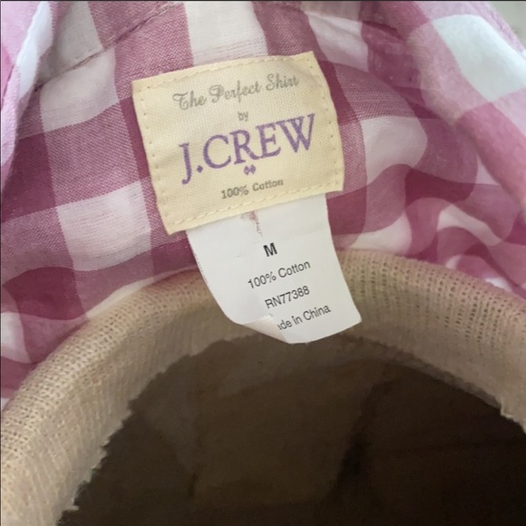 J Crew | The Perfect Shirt w/ Gingham Print - Picture 7 of 7